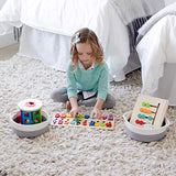 NaturalCozy 5-Piece Round Small Woven Baskets Set - Bippityboppityboo