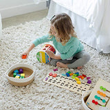 NaturalCozy 5-Piece Round Small Woven Baskets Set - Bippityboppityboo