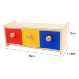 Montessori Imbucare Boxes and Toddler Sensorial Shelf Work